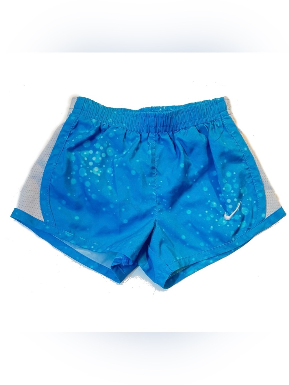 Nike Bright Blue Girls' Dotted Run Shorts